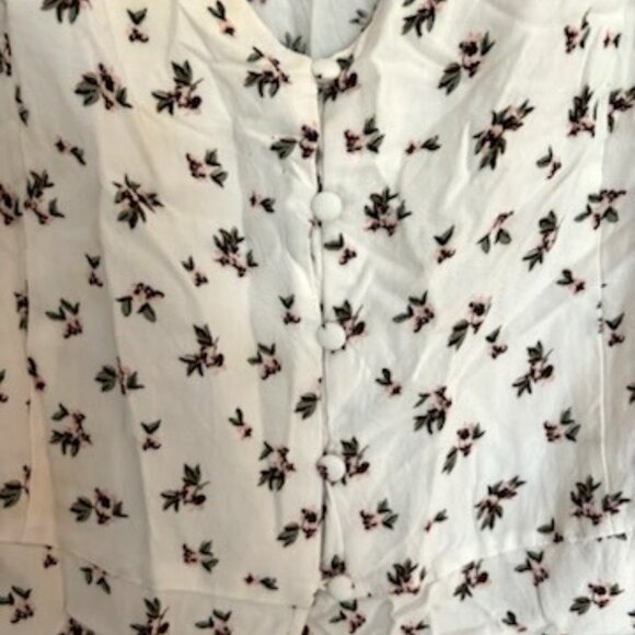 Kismet country floral blouse 100% rayon XL - Picture 3 of 7